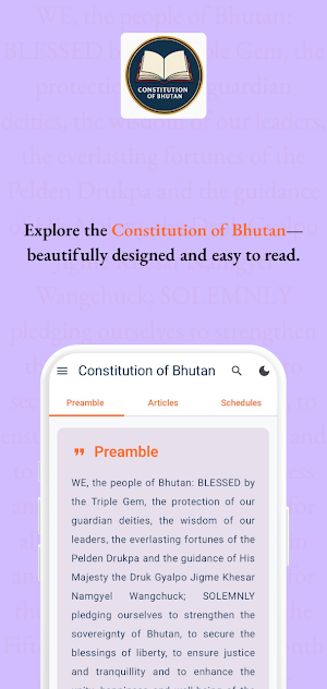 Constitution of Bhutan Screenshot 0