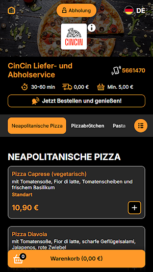 CinCin Maulbronn Screenshot 2