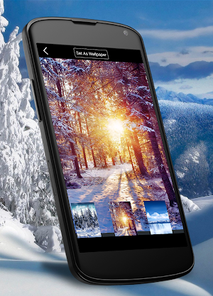 Winter Screen Lock Wallpaper Screenshot 3
