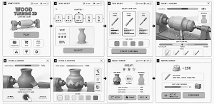 Woodturning Ultra Smooth 3D Screenshot 1