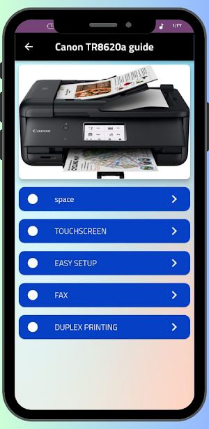 Canon TR8620a Guide Screenshot 0