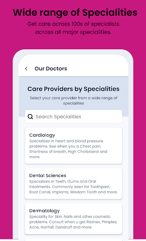 Caritas Telemedicine Screenshot 1