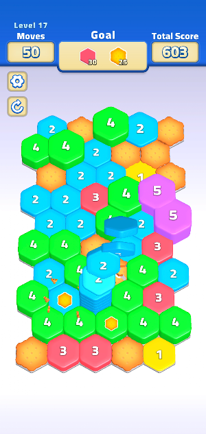 Hexa Stack Merge Puzzle Screenshot 3
