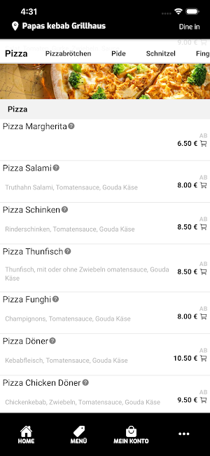 Papas kebab Grillhaus Screenshot 2