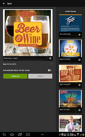 Sync Weekly Screenshot 1