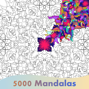 Color Fractal Shapes Mandala Screenshot 0