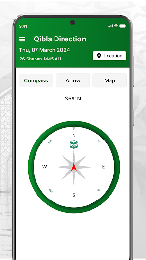 Qibla Compass : Qibla Finder Screenshot 0