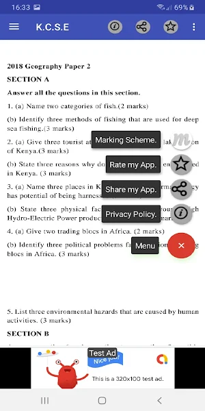 Kcse Geography: past papers Screenshot 2