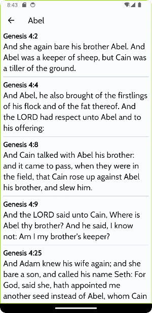 Chain Reference Bible Screenshot 2