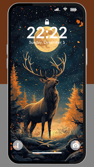 Deer Aesthetic Wallpaper 4K Screenshot 3