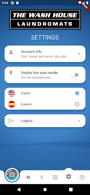 The Wash House App Screenshot 3