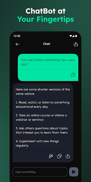 AI ChatBot Assistant Screenshot 1