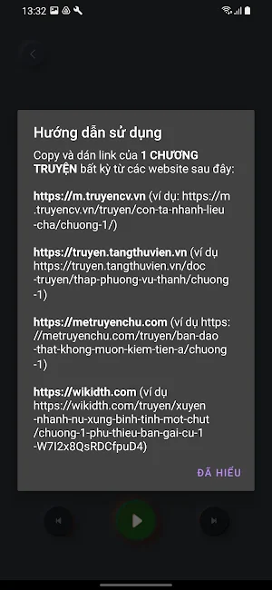 Nghe truyện audio Novel Reader Screenshot 0