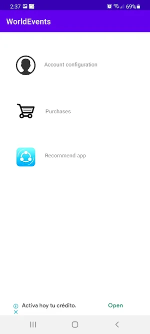 WorldEvents Screenshot 3