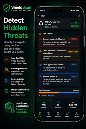 ShieldScan: Crypto RiskScanner Screenshot 2