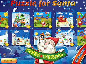 Santa Puzzle: Christmas Games ❤️🎅🎄🎁 Screenshot 0