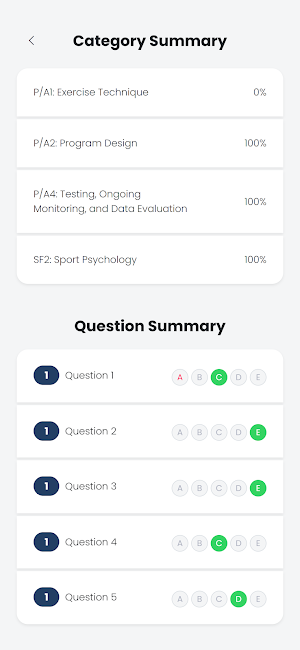 NSCA CSCS Practice Test Screenshot 3