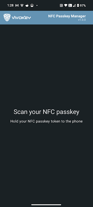 NFC Passkey Manager Screenshot 0