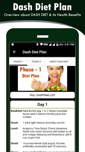 Dash Diet Plan Screenshot 0