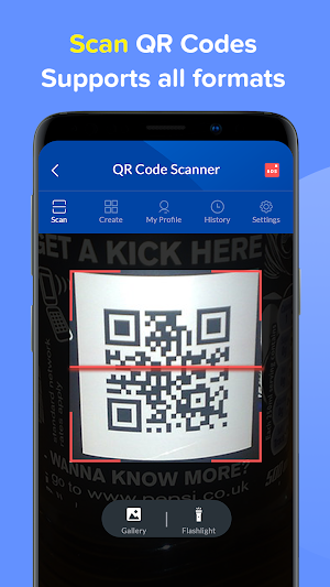 QR Code Scanner- Free QR Scanner & Barcode Scanner Screenshot 1