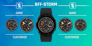 BFF3-Black Analog Pattern HUD Screenshot 3