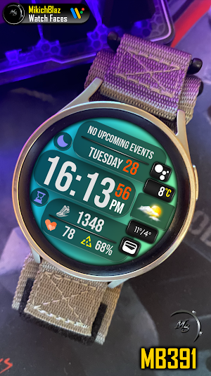 Digital Watch Face MB391 Screenshot 0
