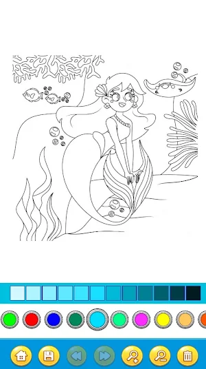 Mermaid Coloring Book Screenshot 3