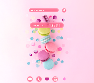 Colorful Macarons Theme +HOME Screenshot 0