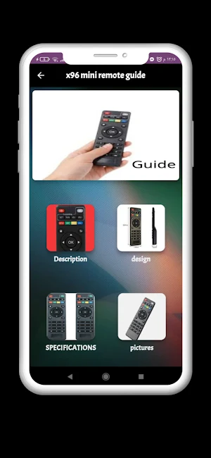 x96 mini remote guide Screenshot 0