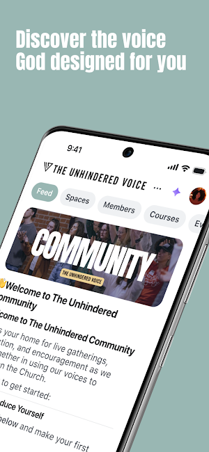The Unhindered Voice App Screenshot 0
