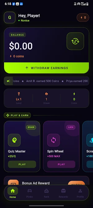 Real Money Game Screenshot 0