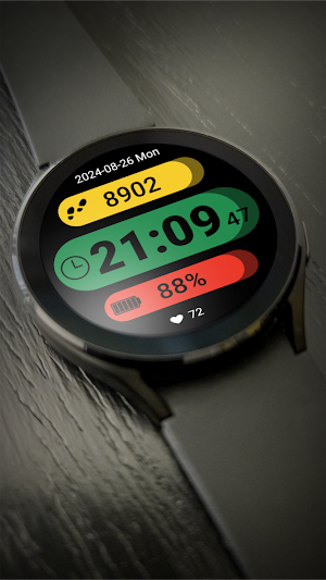 Lithuania Progress Watch Face Screenshot 0