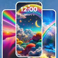 Rainbow Aesthetic Wallpaper 4K