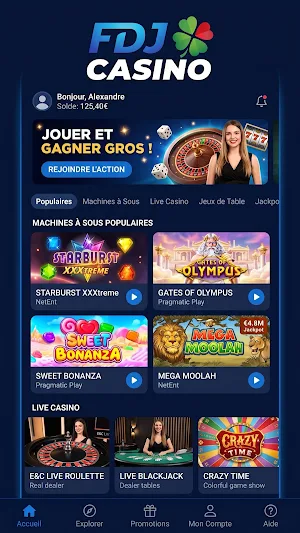 FDJ Casino Screenshot 0