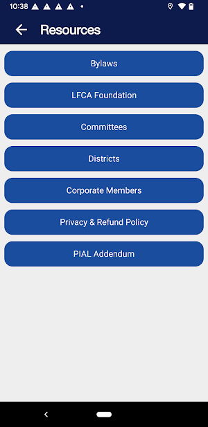 LA Fire Chiefs Association Screenshot 1