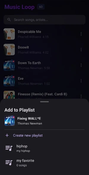 MusicLoop - MP3 Player Screenshot 1