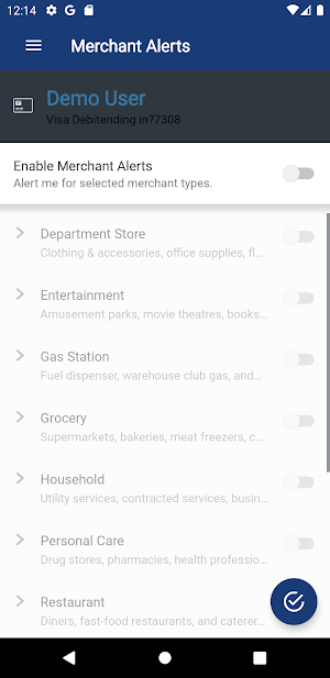 CCF Card Controls Screenshot 1
