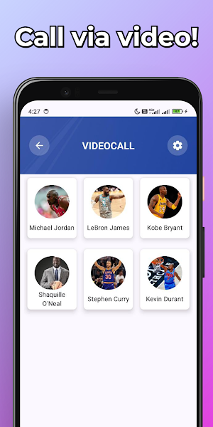 Basketball Players Fake Call Screenshot 1