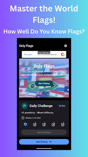 Only Flags: Flag Quiz Screenshot 0