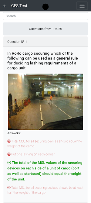 RORO cargo CHaS Management CES Screenshot 1