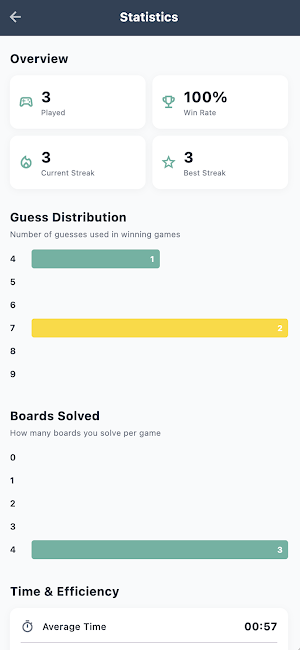 Quordle - Word Puzzle Game Screenshot 0