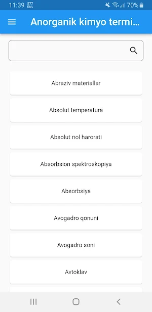 Anorganik kimyo Screenshot 1