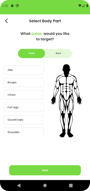 Warrior Fitness Club Screenshot 1