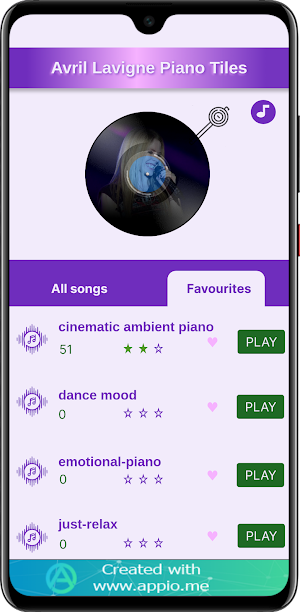 Avril Lavigne Piano Tiles Screenshot 2