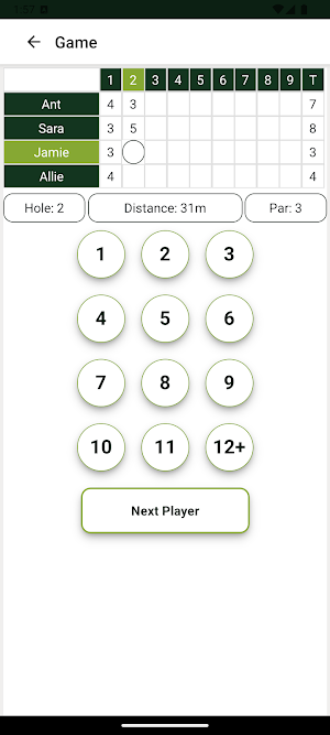 Mount Field Golf Screenshot 2