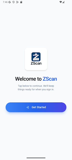 ZScan: AI Receipt Scanner Screenshot 0