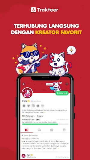 Trakteer For Supporters Screenshot 0