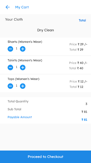 Dryclean Hub Screenshot 2