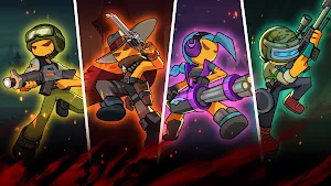 Stickman vs Zombie: Dark War Screenshot 2