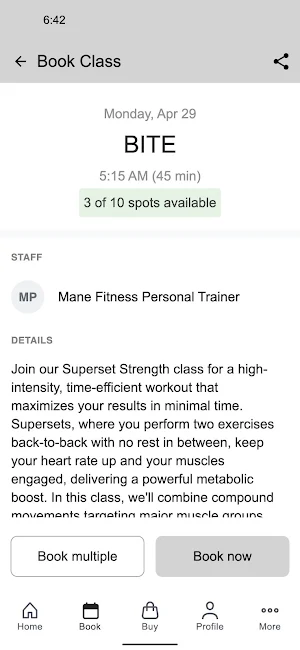 Mane Fitness Screenshot 2